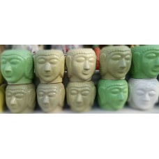 Buddha Shape Ceramic Flower Pot (1ft)-Set of 2